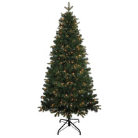 7' Pre-Lit Warm White Incandescent Studio Spruce Tree