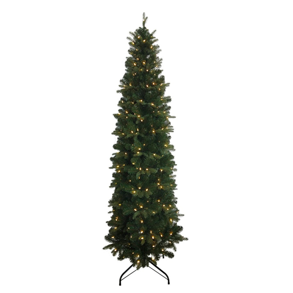 7' Pre-Lit Warm White LED Studio Spruce Tree