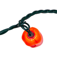 9' UL 10L Red Chili Pepper Connectible Light Set