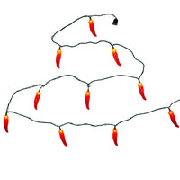 9' UL 10L Red Chili Pepper Connectible Light Set