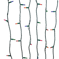 22.5' UL 50-Light Multicolor Light Green Wire Light Set