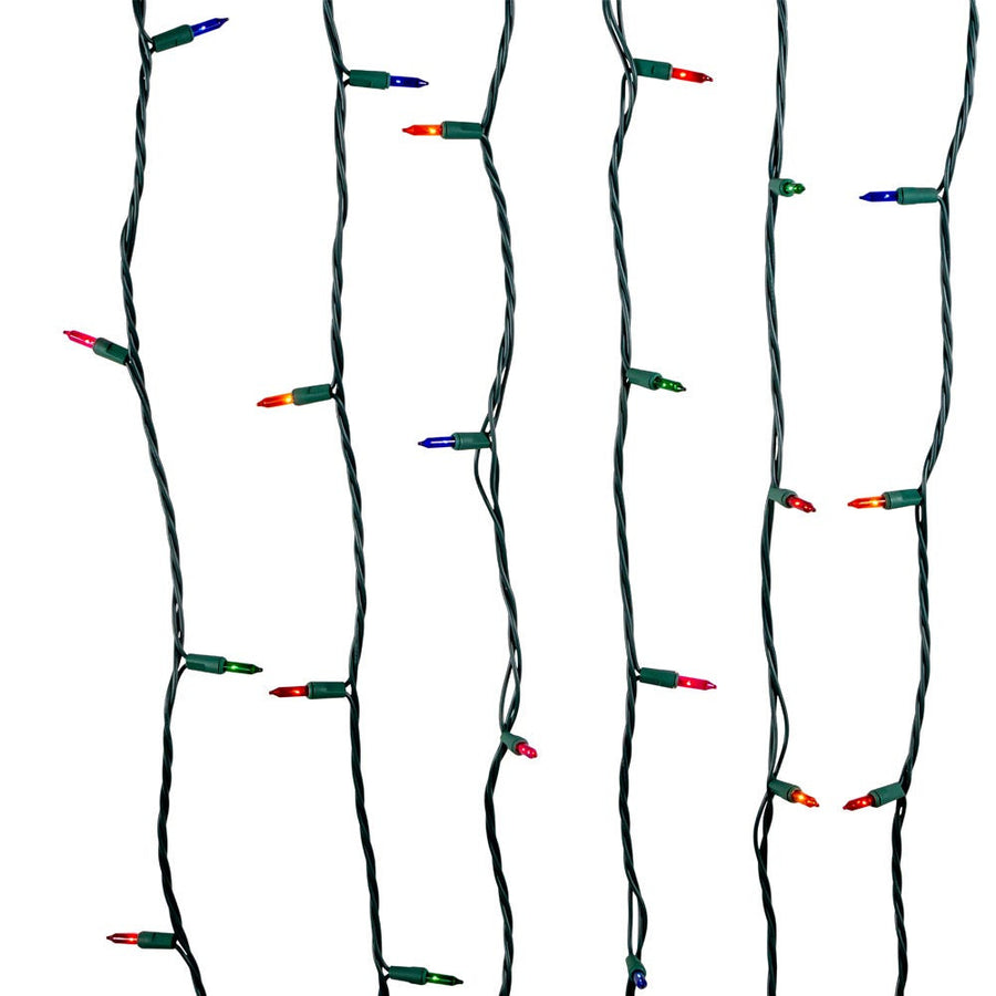 22.5' UL 50-Light Multicolor Light Green Wire Light Set