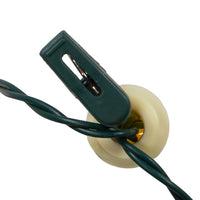 9' UL 10L White Candle Clip-On Connectible Light Set