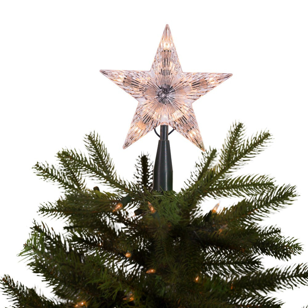 7" UL 10L Clear Star Treetop