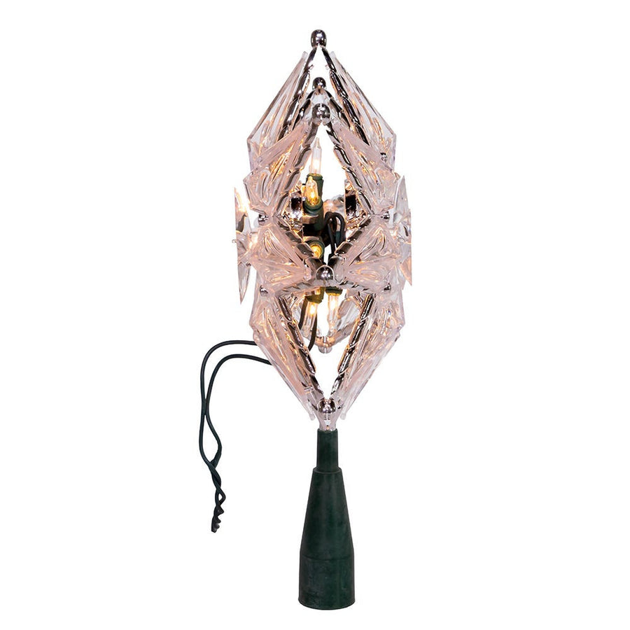 8" UL 10L 8-Point Clear Star Treetop