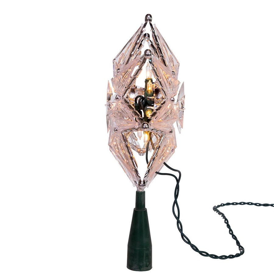 8" UL 10L 8-Point Clear Star Treetop