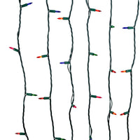 18.5' UL 100-Light Multicolor Light Green Wire Light Set