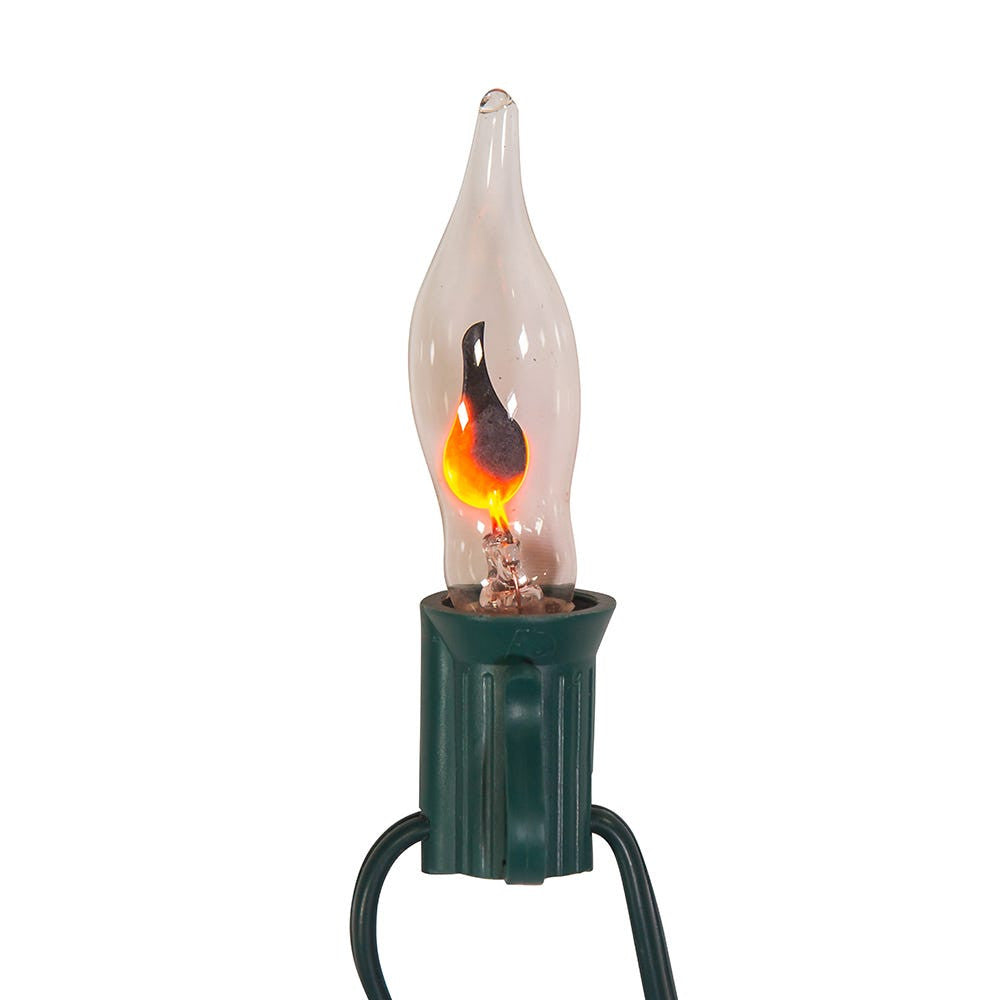 9' UL 10L C7 Flicker Flame Connectible Light Set