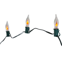 18' UL 10L C7 Flicker Flame Connectible Light Set with 24
