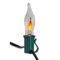 18' UL 10L C7 Flicker Flame Connectible Light Set with 24