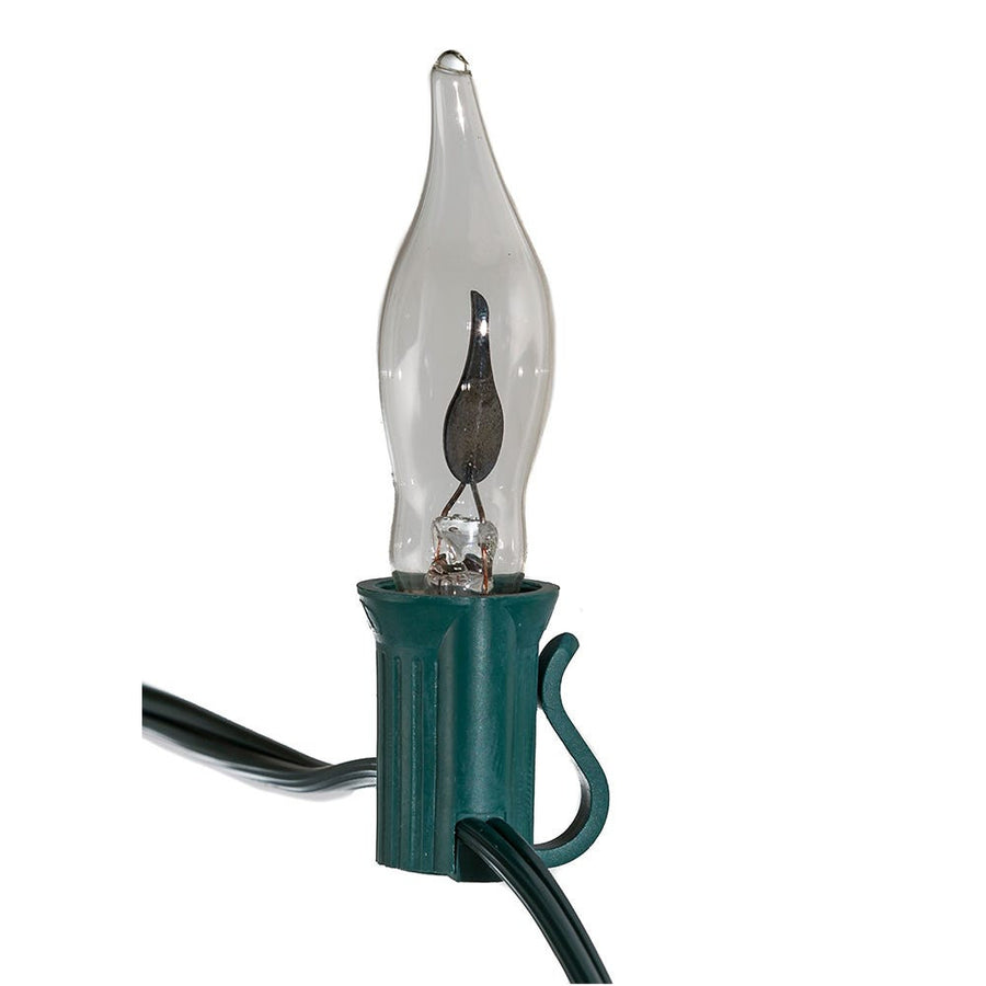 18' UL 10L C7 Flicker Flame Connectible Light Set with 24" Spacing