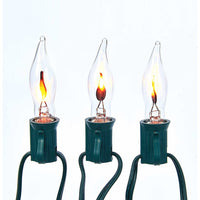 18' UL 10L C7 Flicker Flame Connectible Light Set with 24