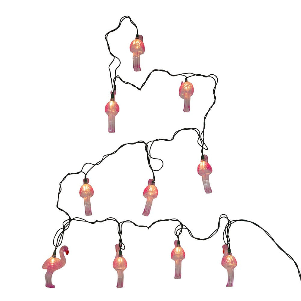 9' UL 10L Flamingo Light Set