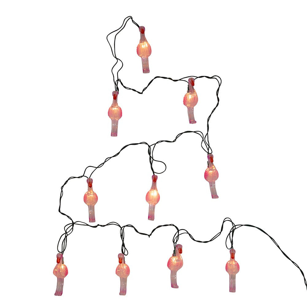 9' UL 10L Flamingo Light Set