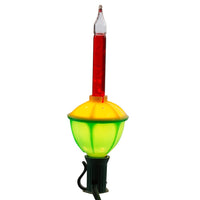 15' UL 7-Light C7 Multicolored Bubble Light Set