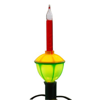 15' UL 7-Light C7 Multicolored Bubble Light Set