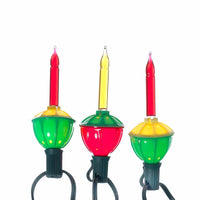 15' UL 7-Light C7 Multicolored Bubble Light Set
