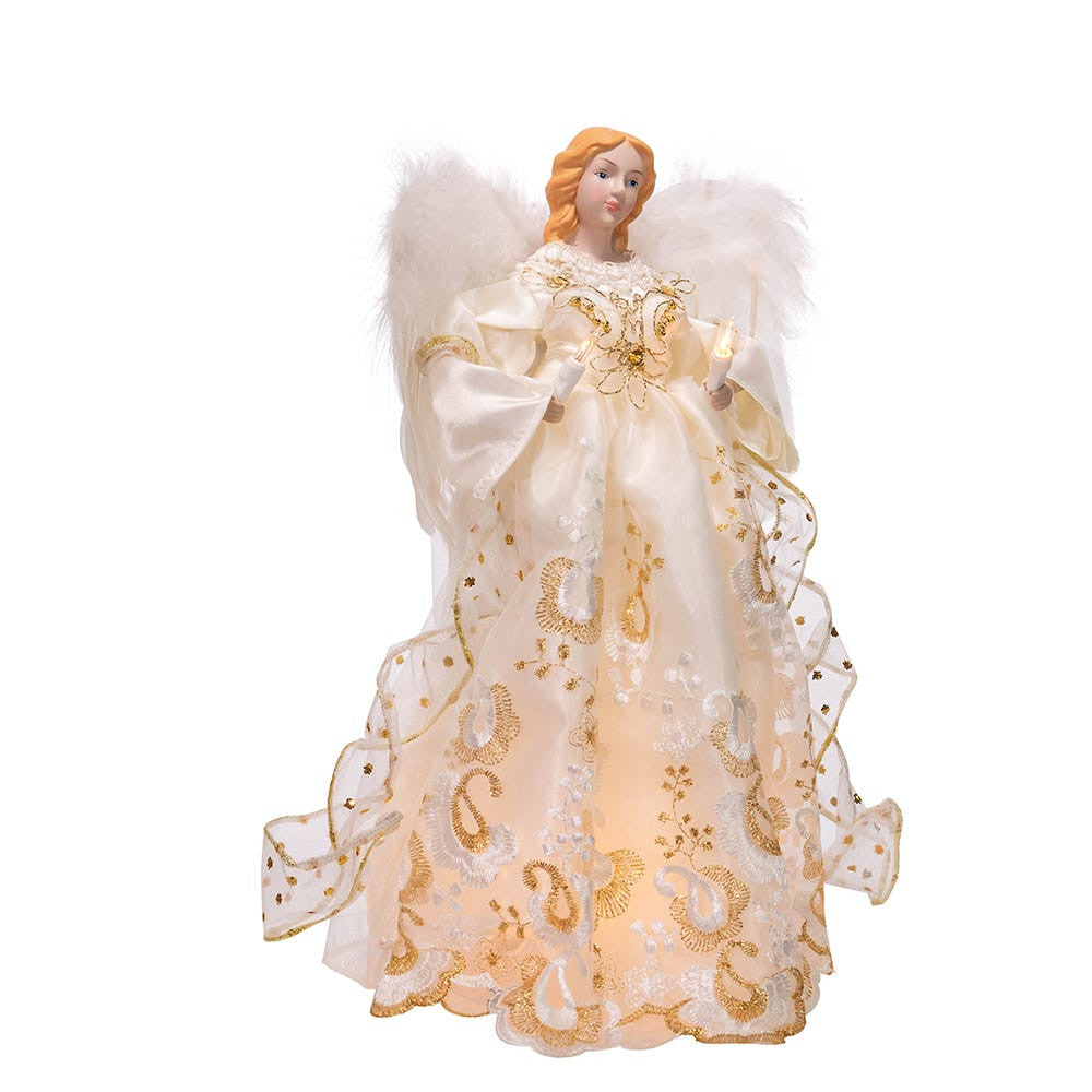 14" UL 10L Gold Angel Treetop
