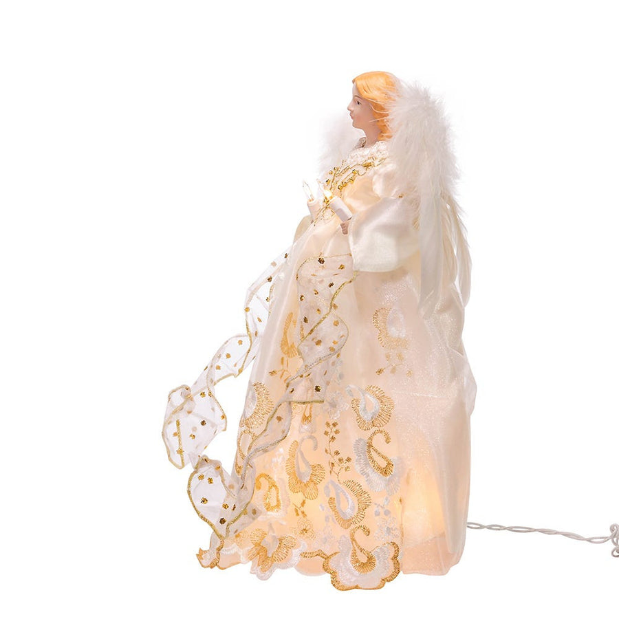 14" UL 10L Gold Angel Treetop