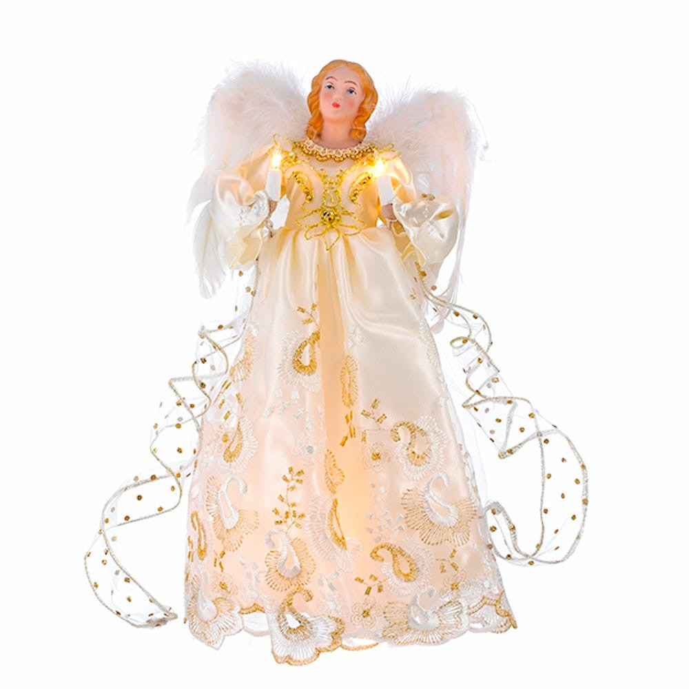 14" UL 10L Gold Angel Treetop