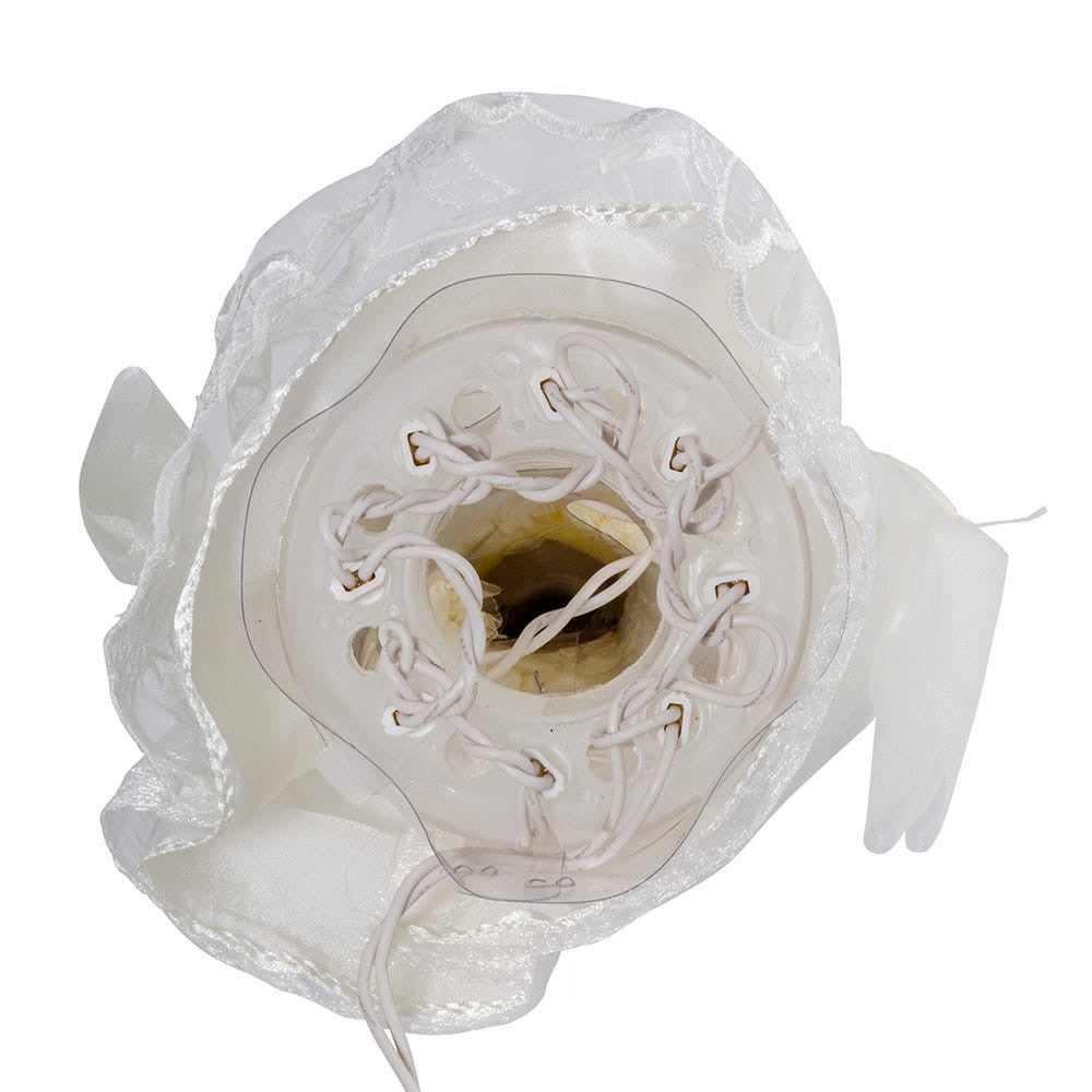 10" UL 10L Gold and Ivory Angel Treetop
