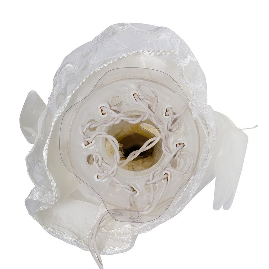 10" UL 10L Gold and Ivory Angel Treetop