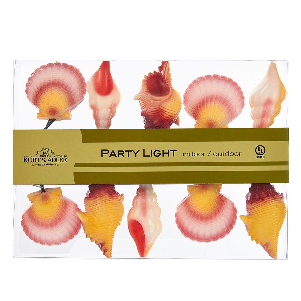 9' UL 10L Conch and Shells Light Set