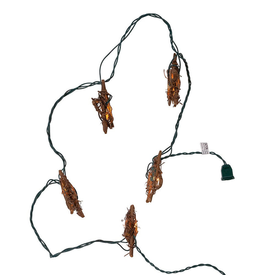 9' UL 10L Rattan Natural Star Light Set