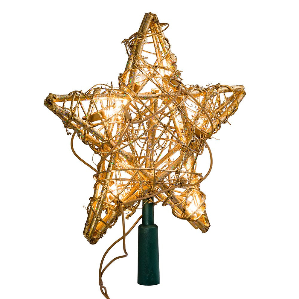 27.7" UL 10L Rattan Gold Star Treetop