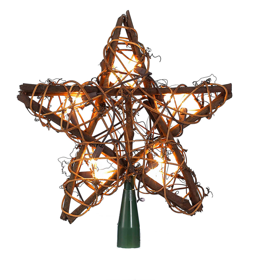 27.7" UL 10L Rattan Natural Star Treetop