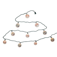 9' UL 10L Cardinal and Cabin Disc Light Set With Green Wire