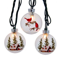 9' UL 10L Cardinal and Cabin Disc Light Set With Green Wire