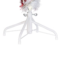 3' Pre-Lit LED Tinsel Candy Cane