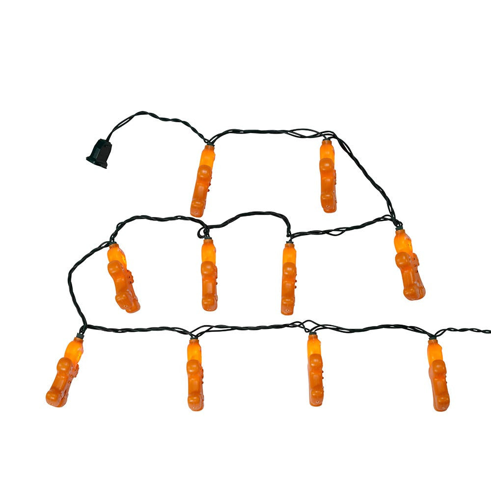 9' UL 10L Gingerbread Man Light Set