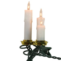 28' UL 15L Triple Candle Clip-On Connectible Light Set with 24
