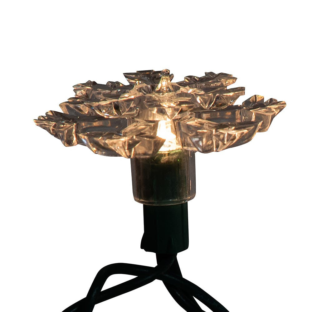 14.2' UL 35L Double Layer Snowflake Reflector Connectible Light Set