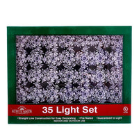 14.2' UL 35L Double Layer Snowflake Reflector Connectible Light Set