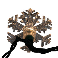 14.2' UL 35L Double Layer Snowflake Reflector Connectible Light Set