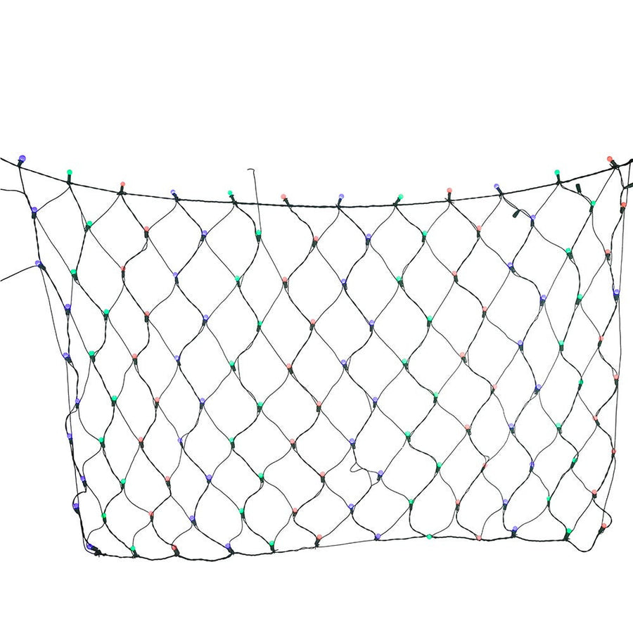 6'x4' 120-Light G15 Frosted Dual Color (Warm White & Multicolor) LED Color Changing Net Lights (8 Functions)