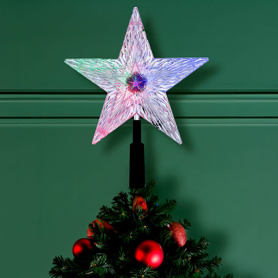 8.5" 10L Color-Changing LED Star Treetop