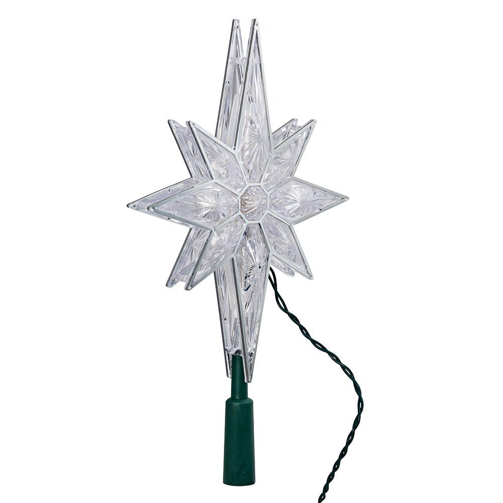 10.5" 10L Cool White LED Star Treetop