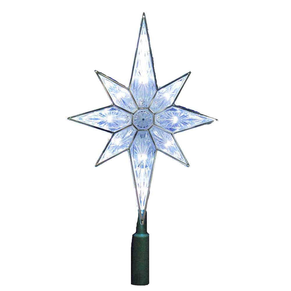 10.5" 10L Cool White LED Star Treetop