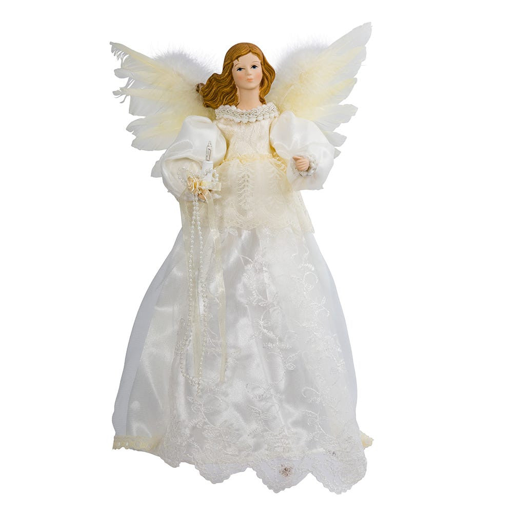 14.5" UL 10L Ivory Angel Treetop