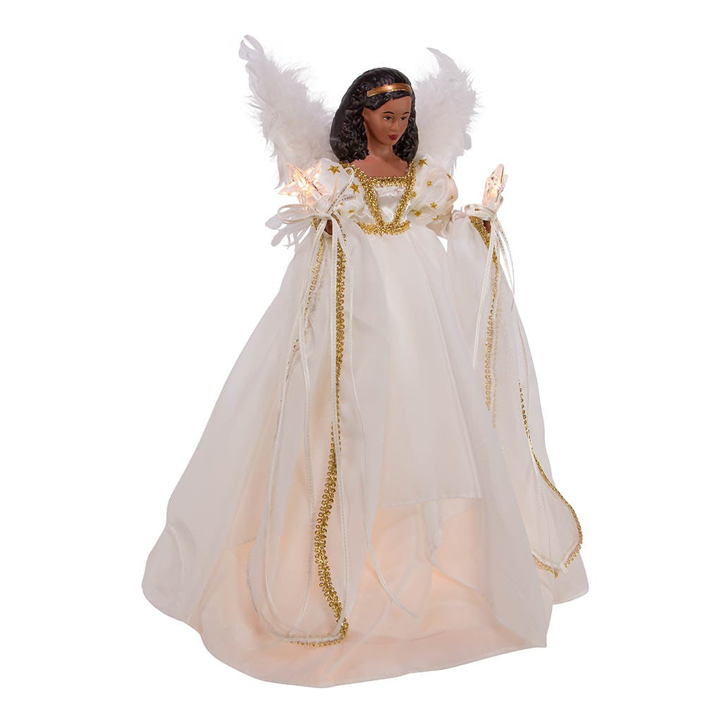 12" UL 10L African American Ivory and Gold Treetop