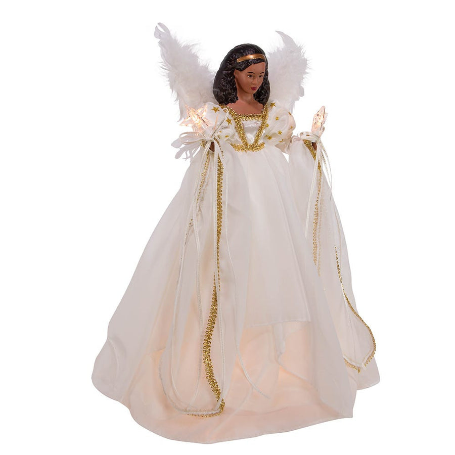 12" UL 10L African American Ivory and Gold Treetop