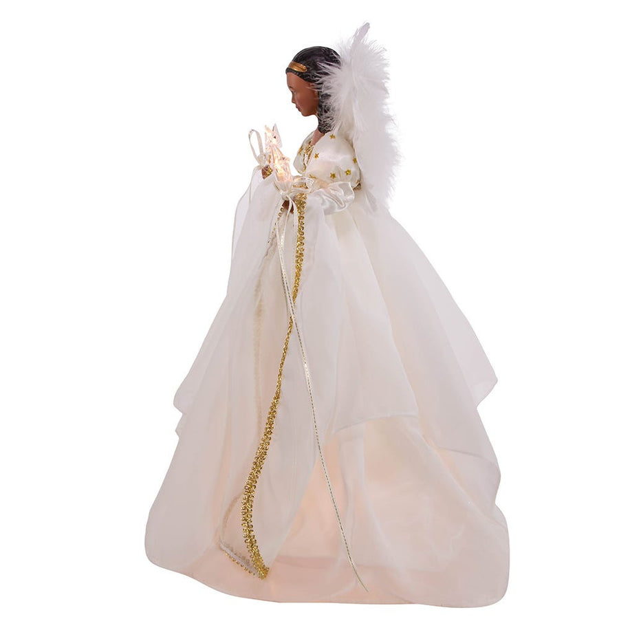 12" UL 10L African American Ivory and Gold Treetop