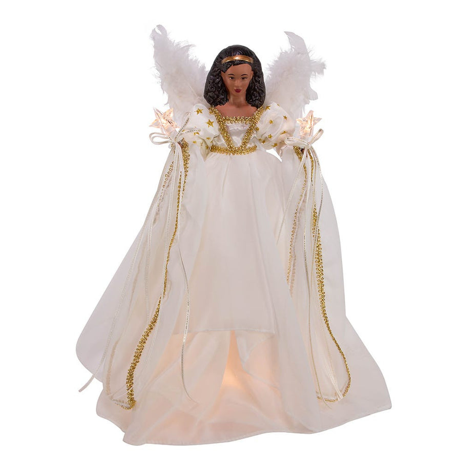 12" UL 10L African American Ivory and Gold Treetop