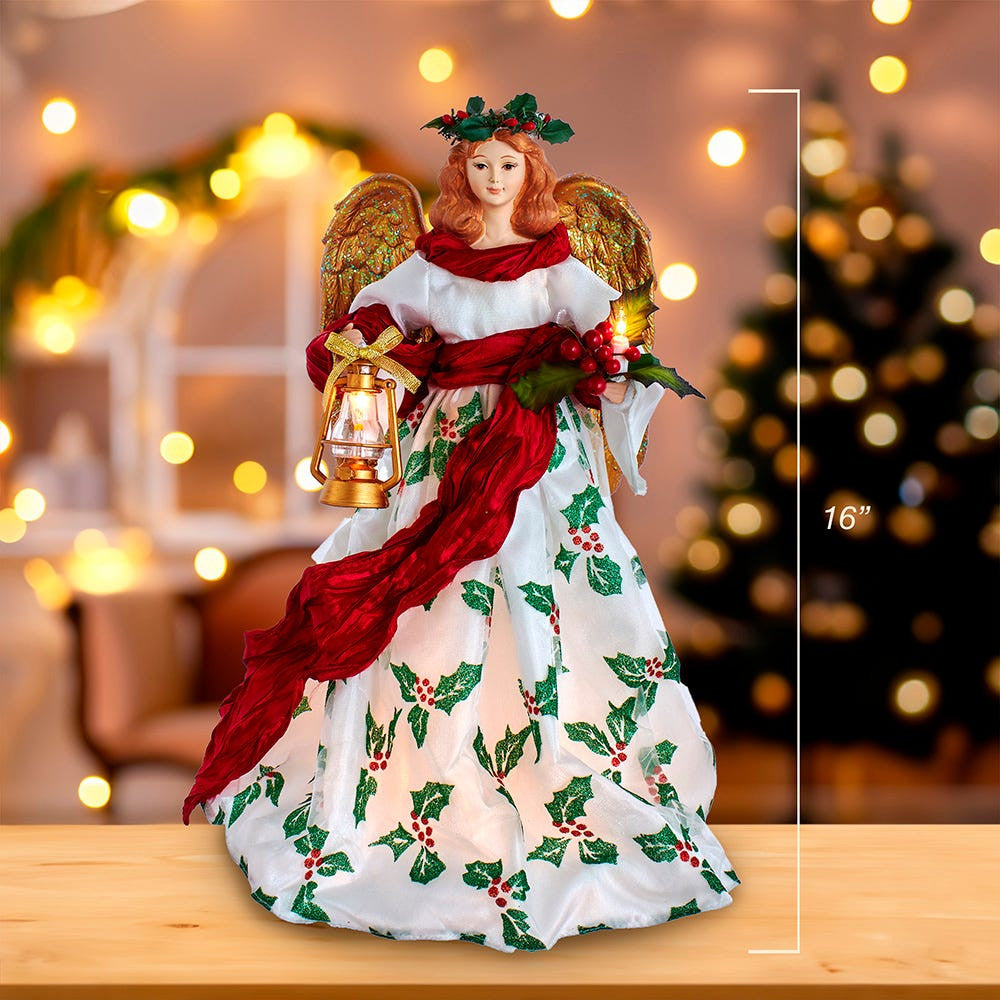 16" UL 10L Holiday Formal Angel Treetop