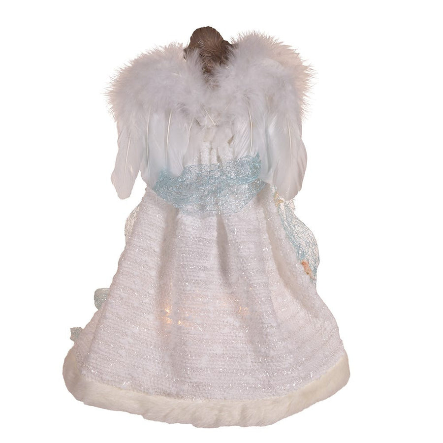 14" UL 10-Light Coastal Beach Angel Treetop