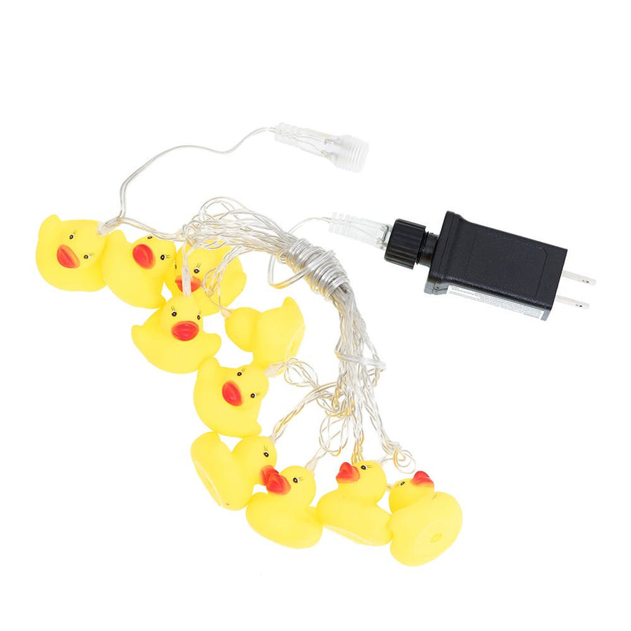 6' UL 10L Yellow Duck Warm White LED Connectible Light Set